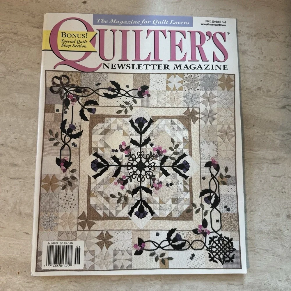 Quilter's Newsletter Magazine*‎ Vintage June 2004